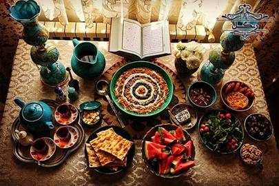 مدل تزیین سفره افطار ماه رمضان سفره افطاری جدید 98