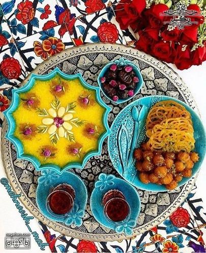 مدل تزیین سفره افطار ماه رمضان سفره افطاری جدید 98