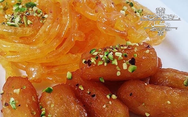 طرز تهیه زولبیا بامیه خانگی شربت شهد