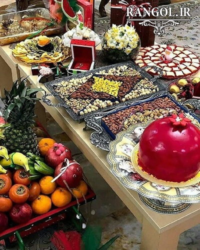 جشن شب یلدایی عروس هدیه کادو هدایای تزیین ایده یلدایی شب چله 