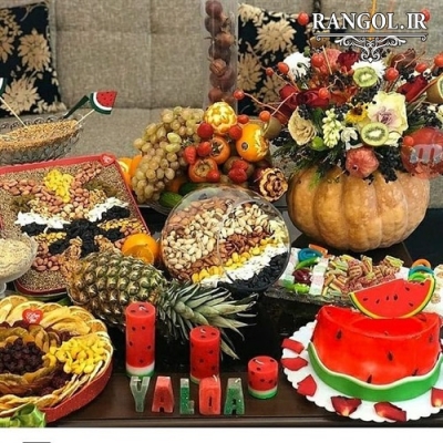 جشن شب یلدایی عروس هدیه کادو هدایای تزیین ایده یلدایی شب چله 