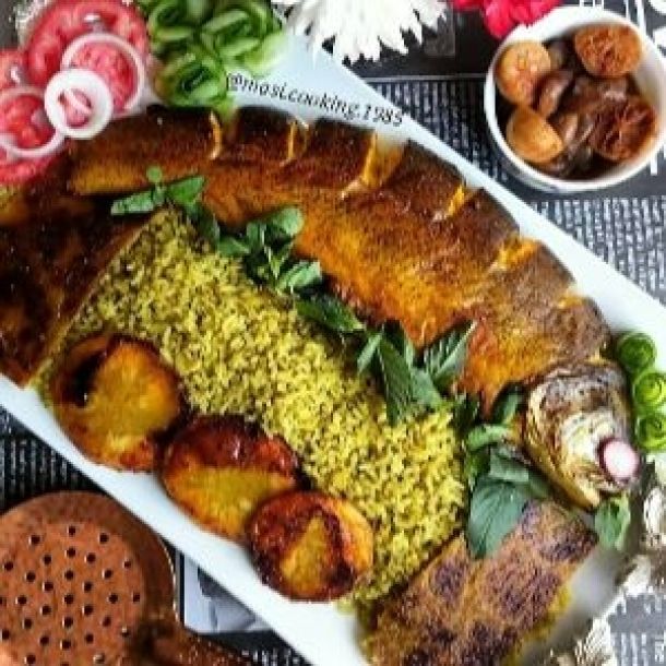 طرز تهیه ماهی شکم پر- مواد داخل ماهی شکم پر